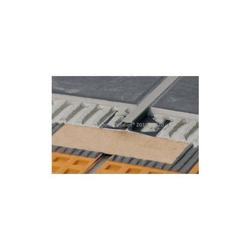 DILEX-BWB dilatace PVC, H=10mm, šířka: 10mm - Šedá