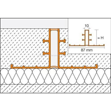 DILEX-EP Dilatace PVC, H=50mm, délka: 2,5m 4